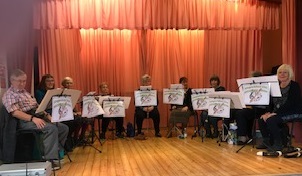 Picture of group playing at a Coffee Morning