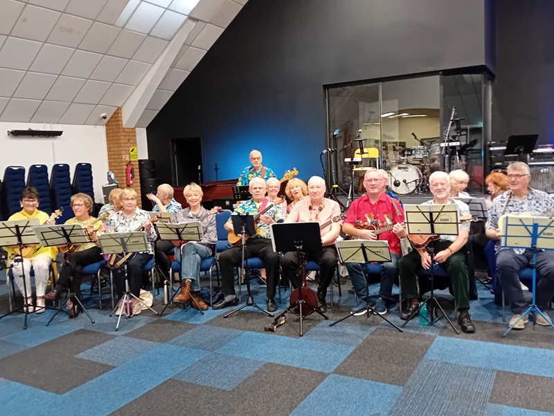 Group at Silver Saturday in the community