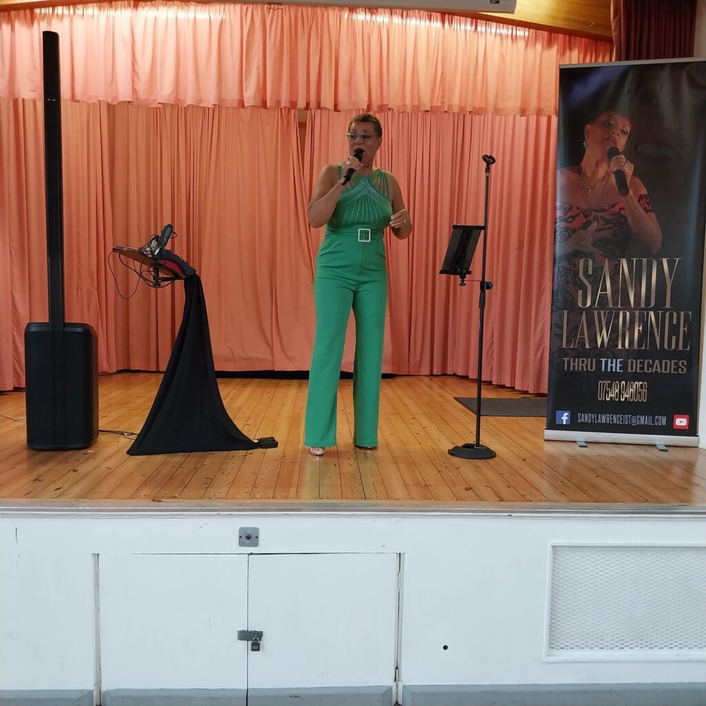 Sandy Lawrence performs