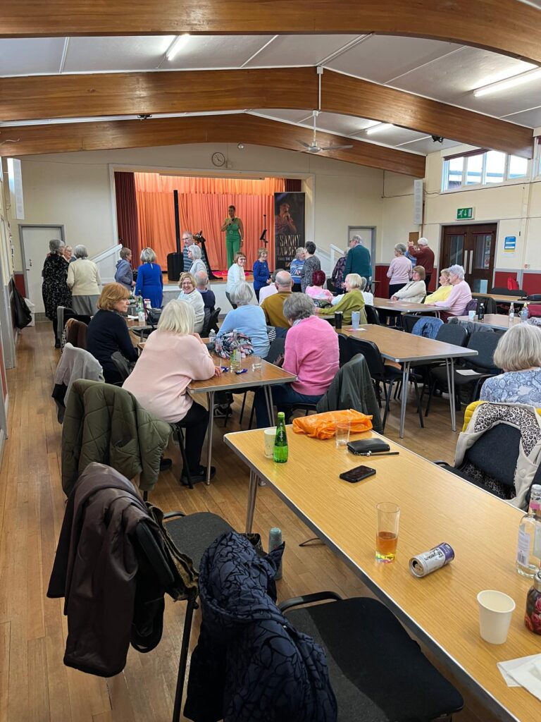Sandy Lawrence entertains